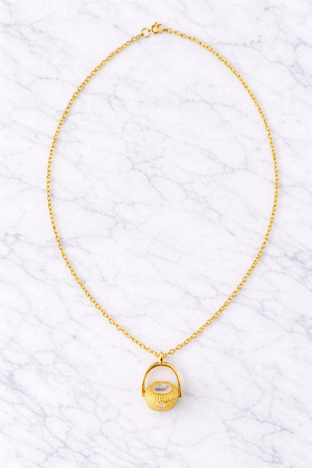 Nantucket Basket Necklace