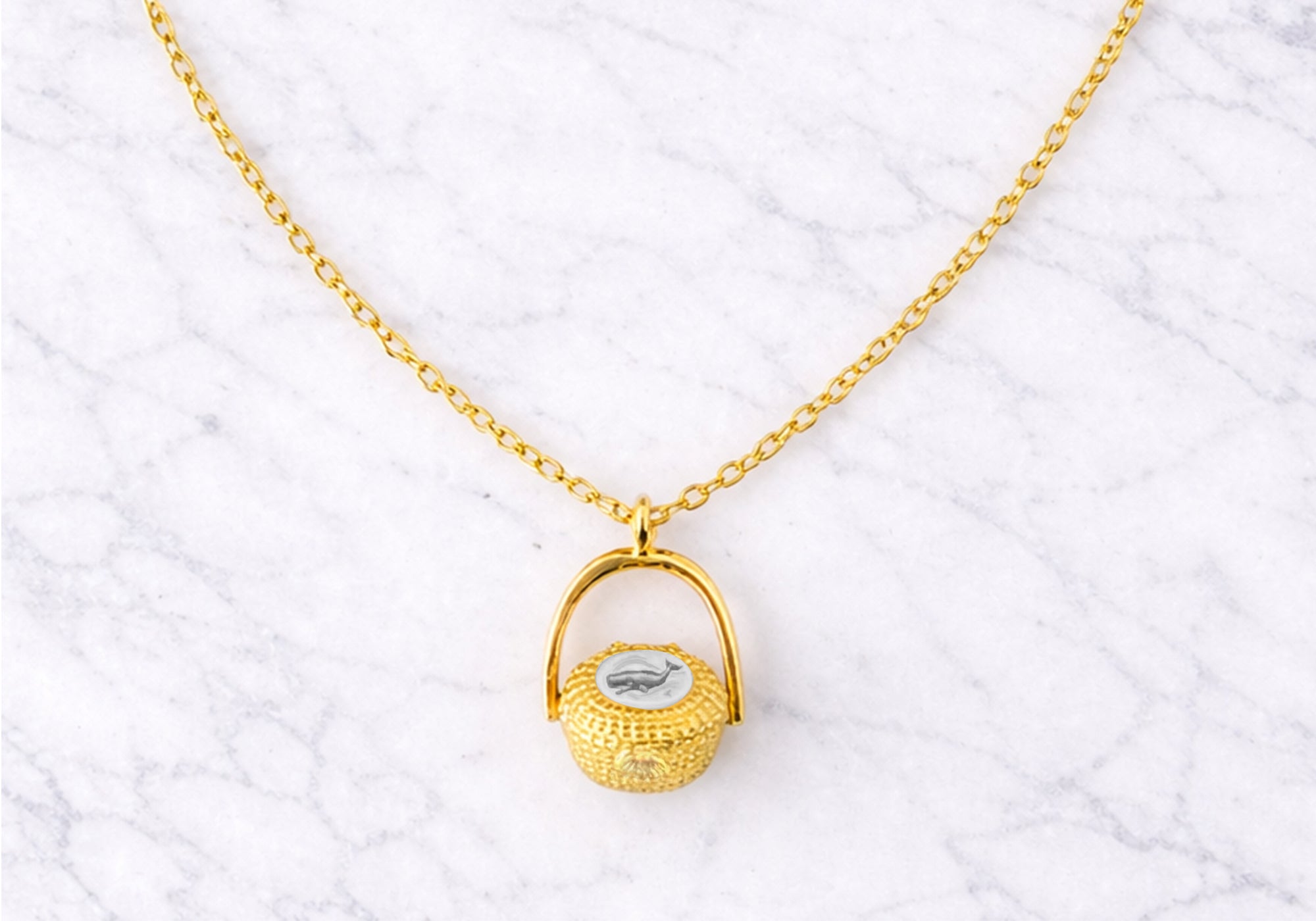 Nantucket Basket Necklace