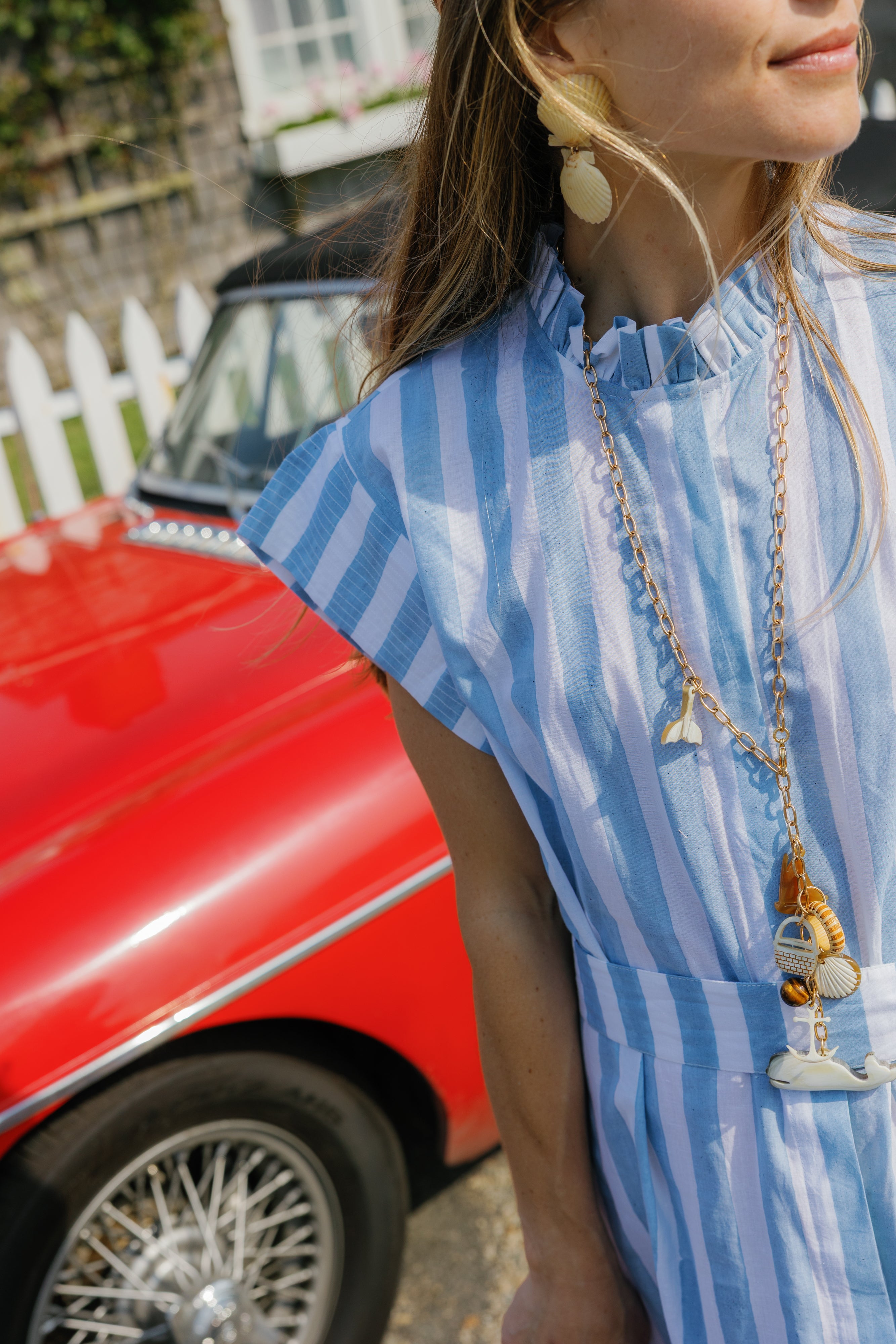 The (Nautically) Charmed Necklace - Long Y Style Necklace