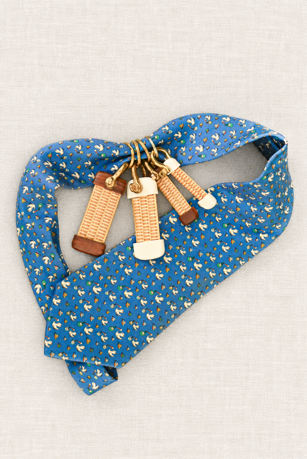 The Wooden Cottage Keychain