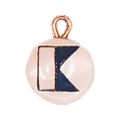 Alpha Signal Flag charm