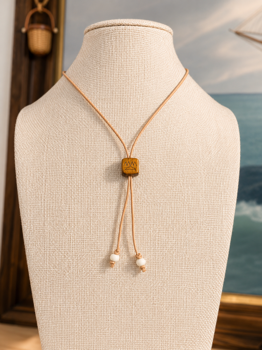 The Nautically Knotted Necklace - Gull Tri-Charm