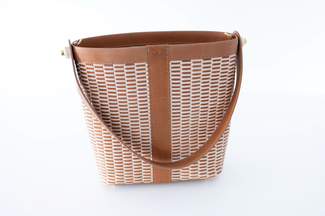 Leather Nantucket Lightship Basket Bag (NLB)