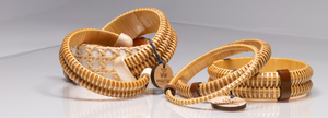 Whale Tail Weaving Nantucket Lightship Basket bracelet collection