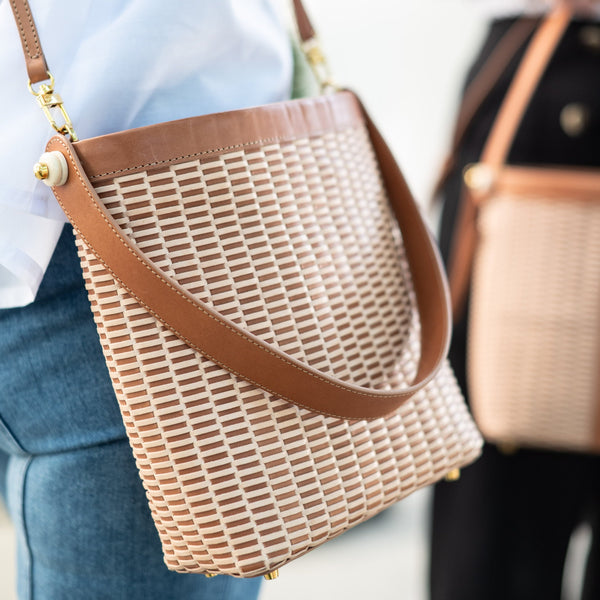 Leather Nantucket Lightship Basket (NLB)