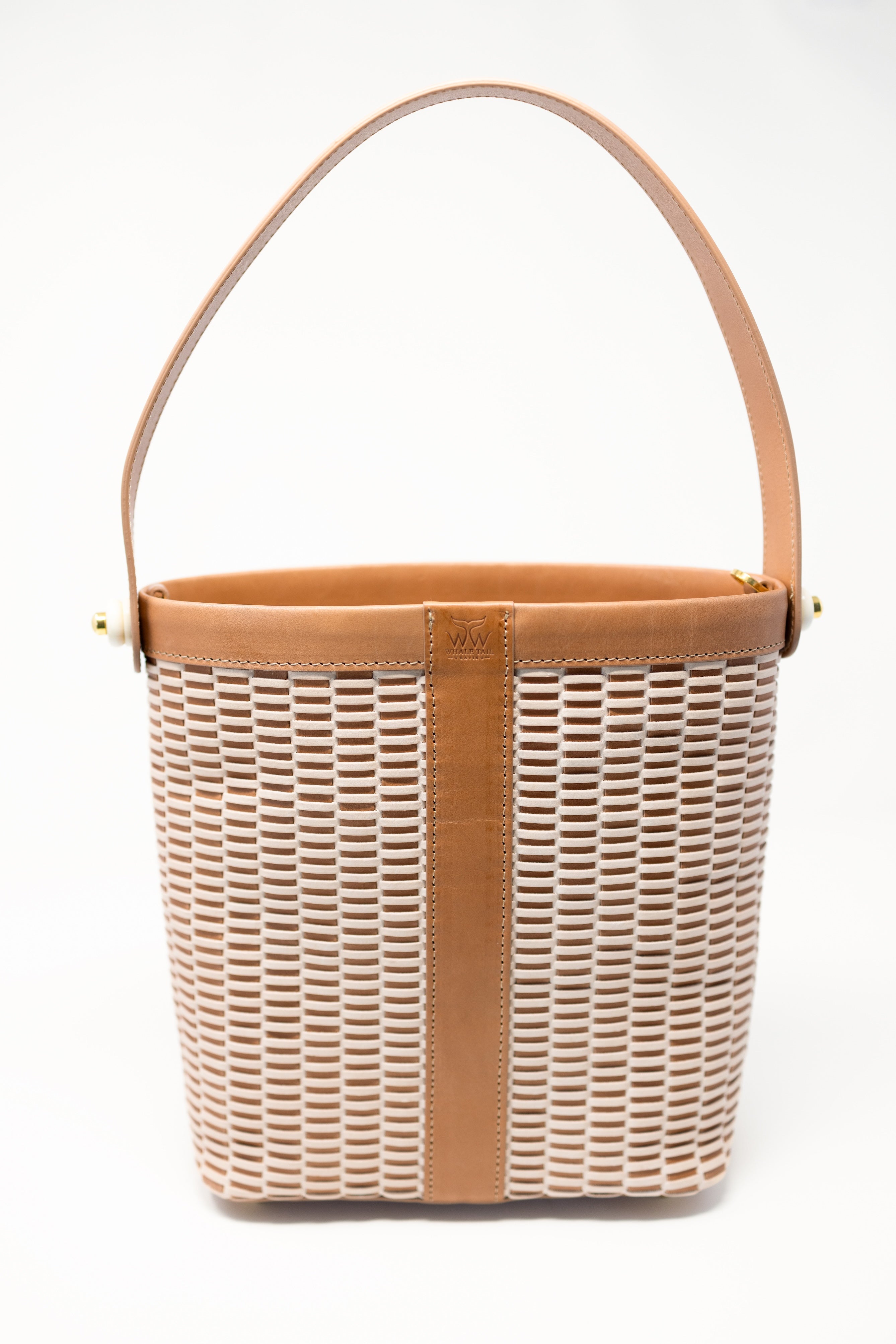 Leather Nantucket Lightship Basket Bag (NLB)